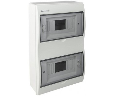 Rozdzielnica n/t RN-16 Fala (N+PE) IP40 403x238x95mm, biała | 7.4 Elektro-Plast Opatówek