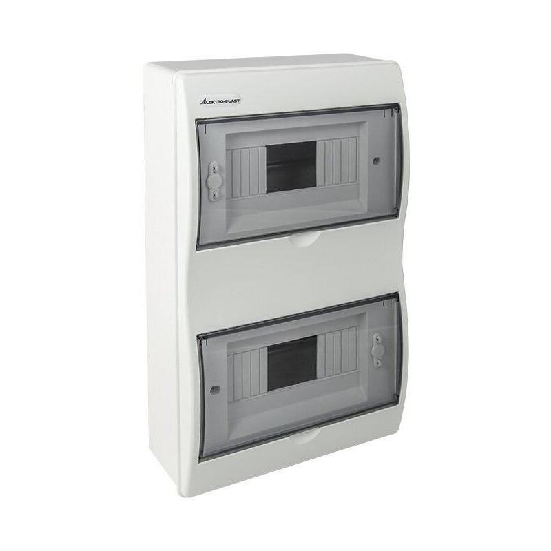 Rozdzielnica n/t RN-16 Fala (N+PE) IP40 403x238x95mm, biała | 7.4 Elektro-Plast Opatówek