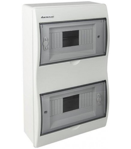 Rozdzielnica n/t RN-16 Fala (N+PE) IP40 403x238x95mm, biała | 7.4 Elektro-Plast Opatówek