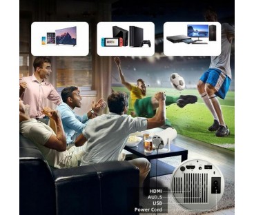 Przenośny Projektor Zenwire R1 Full HD Android Wifi Bluetooth Obrotowy