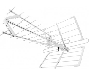 Antena kierunkowa DVB-T2 Spacetronik EOS PRO Combo UHF+VHF LTE 5G (biała)