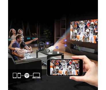 Przenośny Projektor Zenwire R1 Full HD Android Wifi Bluetooth Obrotowy