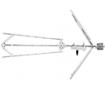 Antena kierunkowa DVB-T2 Spacetronik EOS PRO Combo UHF+VHF LTE 5G (biała)