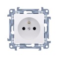 KONTAKT SIMON 10 MODUŁ BIAŁY GNIAZDO 1X Z/U SZYBKOZŁĄCZA 16A 250V