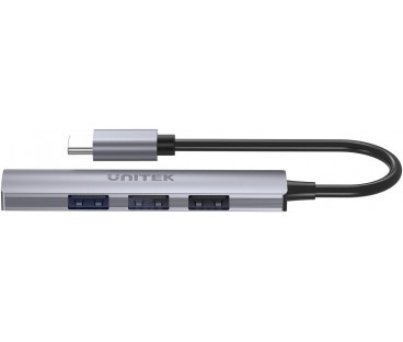 Adapter Unitek H1208B Hub USB-C 1*USB-A 5Gbps, 3*USB-A 2.0