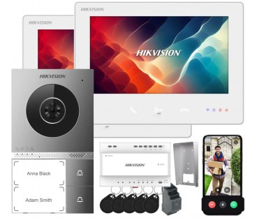 Zestaw wideodomofonowy Hikvision 2-wire DS-KIS705EY/2Monitors
