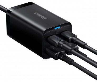 ŁADOWARKA SIECIOWA Baseus GaN 3 Pro Desktop Charger CCGP040101 65W 2x USB-A 2x USB-C PD 3.0 QC 4.0