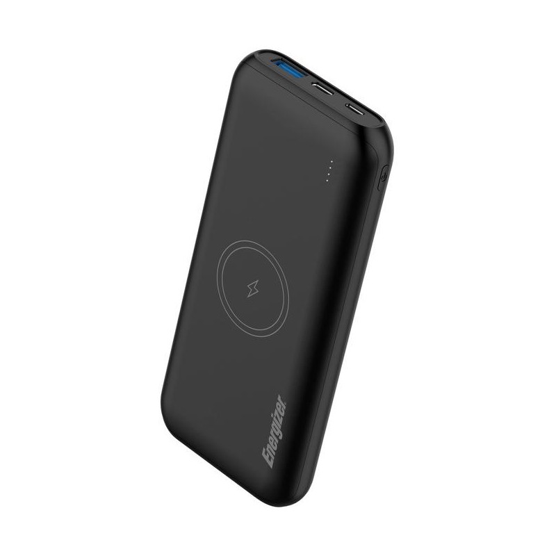 Powerbank indukcyjny Energizer 10000 mAh 20 W PD + Qi USB-C USB-A micro-USB QE10009PQ