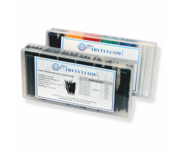 Zestaw rurek termokurczliwych czarnych RT-BOX100-10CZ