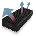 Obudowa IcyBox  IB-1816M-C31 Type-C na PCIe NVMe M.2