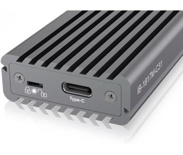 Obudowa IcyBox  IB-1817M-C31 Type-C na PCIe NVMe M.2