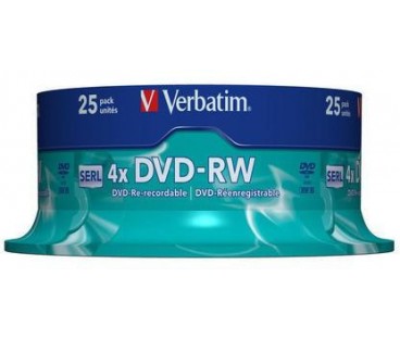 Płyty DVD-RW Verbatim SERL spindle (25szt.)