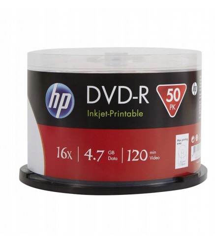 Płyty DVD-R Verbatim HP Inkjet-Printable spindle (50szt)