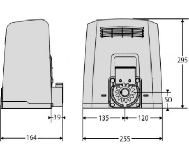 Zestaw BFT DEIMOS BT B600 KIT EE do 600kg bram przesuwnych