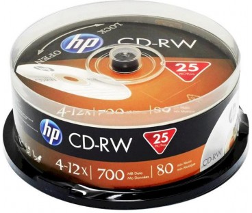 Płyty CD-RW Verbatim HP cake box (25szt)