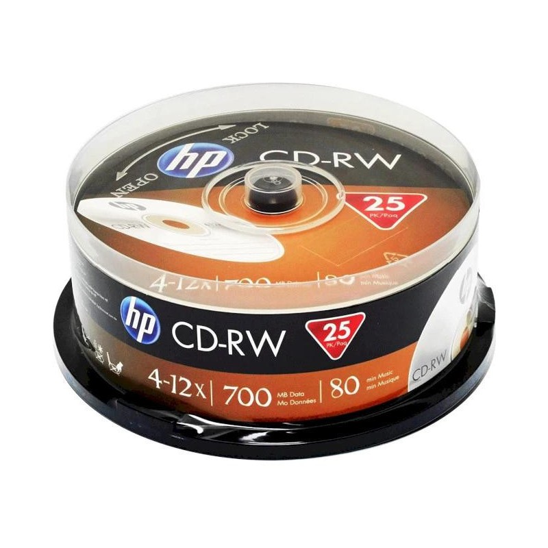 Płyty CD-RW Verbatim HP cake box (25szt)