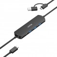 Unitek KVM Hub 10 Gbps - przełączanie między 2 hostami, 3×USB-A