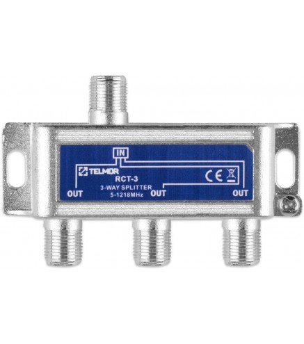 Rozgałęźnik TELMOR RCT-3B Splitter 3X 1.2G