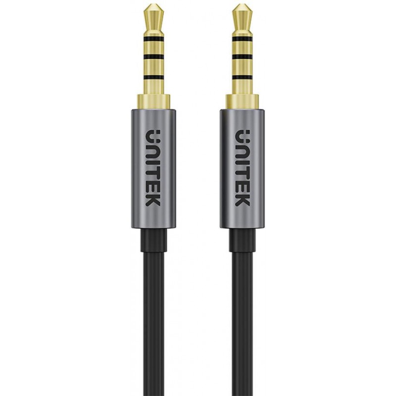 Unitek Adapter AUX 3,5 mm jack (męski-męski) 1m