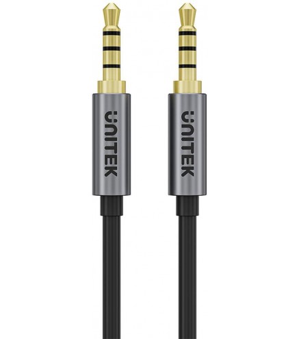 Unitek Adapter AUX 3,5 mm jack (męski-męski) 1m