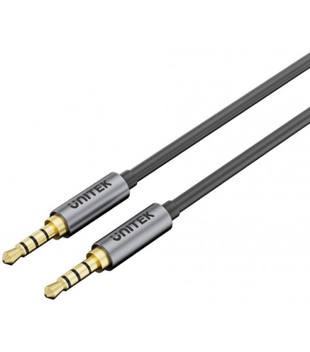 Unitek Adapter AUX 3,5 mm jack (męski-męski) 1m