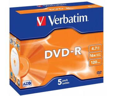 Płyty DVD-R Verbatim AZO (5szt)