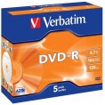Płyty DVD-R Verbatim AZO (5szt)