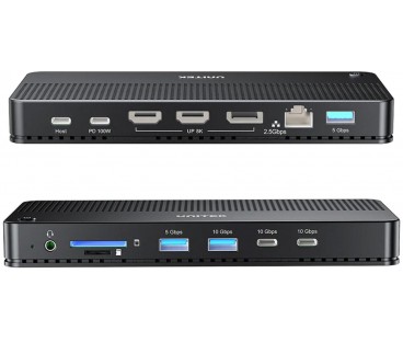 Stacja dokująca Unitek D1104A01 13w1 MST HDMI DP 8K PD 100W
