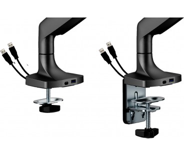 Uchwyt do monitora 17”-45” Spacetronik SPA-S110B USB