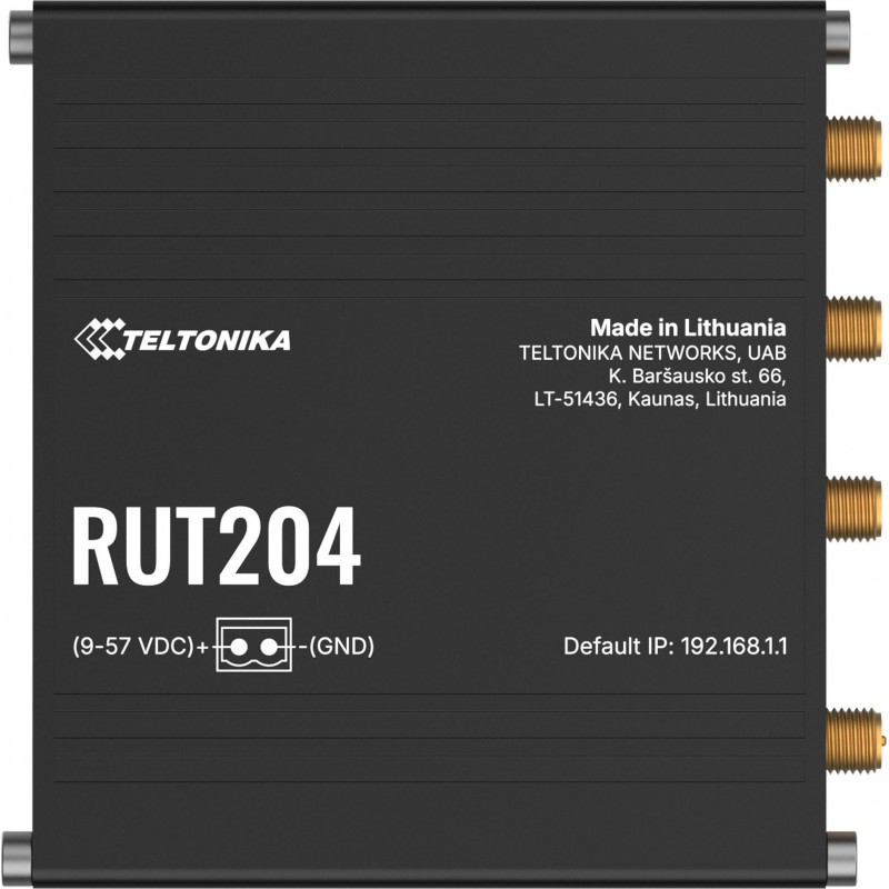 Teltonika RUT204 router przemysłowy 4G / LTE (RUT2040AAAA0) RS232/CAN