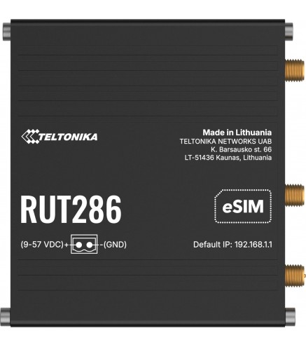 Teltonika RUT286 router przemysłowy 4G / LTE (RUT286AAAAA0)