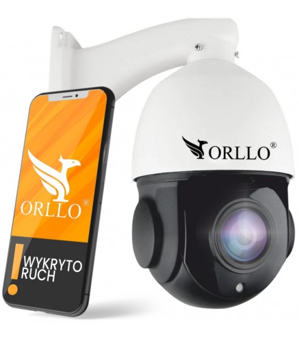 Kamera IP Orllo R2 PRO+ zewnętrzna obrotowa POE zoom x 22