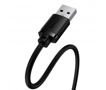 Przedłużacz kabel USB 2.0 1.5m Baseus AirJoy Series - czarny 146053 - 6932172629878