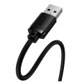 Przedłużacz kabel USB 2.0 1.5m Baseus AirJoy Series - czarny 146053 - 6932172629878