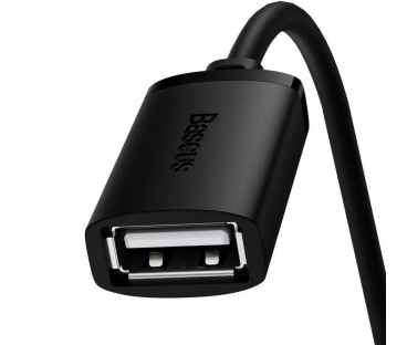 Przedłużacz kabel USB 2.0 1.5m Baseus AirJoy Series - czarny 146053 - 6932172629878