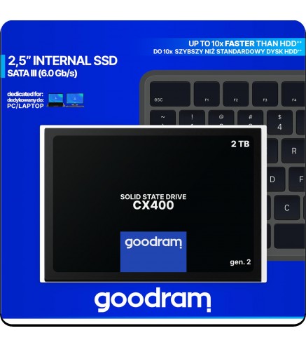DYSK SSD GOODRAM CX400 G2 2TB SATA3