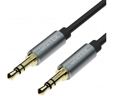 Unitek Y-C922ABK przewód miniJack 3.5mm -miniJack TWIST 1,5m