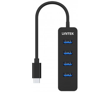 Unitek H1117B Hub USB-C, 4 porty USB 3.1, aktywny, 10 W