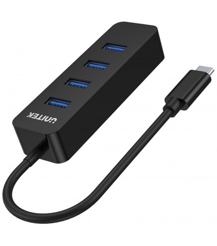 Unitek H1117B Hub USB-C, 4 porty USB 3.1, aktywny, 10 W
