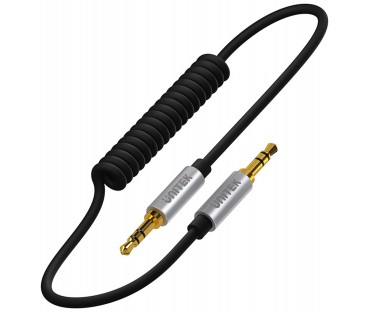 Unitek Y-C922ABK przewód miniJack 3.5mm -miniJack TWIST 1,5m
