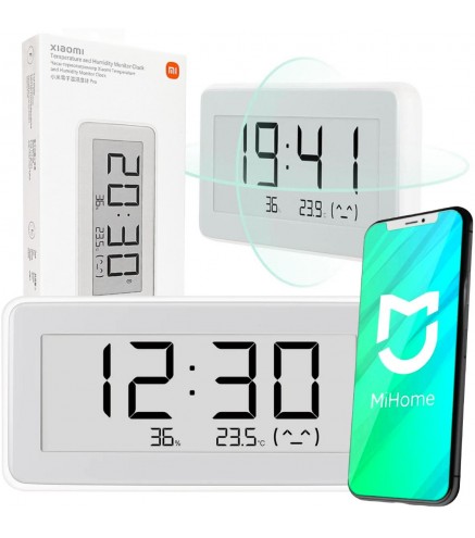 Zegar z Termometrem i Czujnikiem Wilgotności Xiaomi Mi Temperature and Humidity Monitor Clock Pro