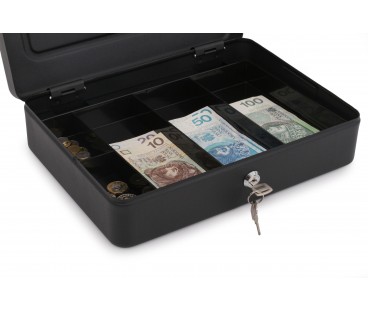 Kasetka metalowa RED EAGLE BOX-300 na pieniądze