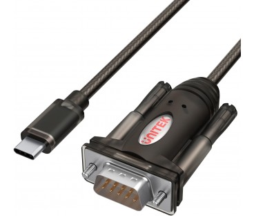 Adapter Unitek Y-1105K USB-C 1x RS-232