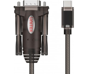 Adapter Unitek Y-1105K USB-C 1x RS-232