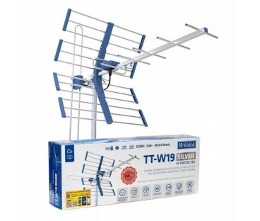 Antena DVB-T2 Telmor TT W19 SILVER COMBO 5G Protected