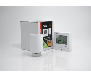 ENGO Controls Inteligentny zestaw ogrzewania Bieły (E25-BATW-4 + ETRV-M30)