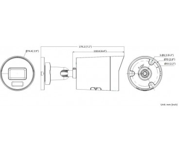 KAMERA IP HIKVISION DS-2CD2066G2H-IU(2.8mm)(eF)(O-STD)/BLACK