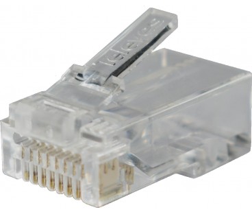 Złącze RJ45 męskie pass through UTP Kat 6 ref. 209906