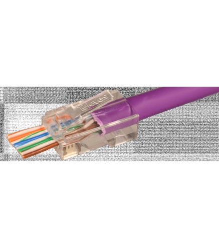 Złącze RJ45 męskie pass through UTP Kat 6 ref. 209906