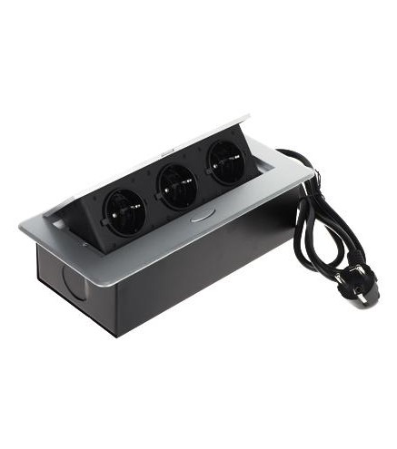 Listwa zasilająca meblowa 3 gniazda FPS-3S/CABLE